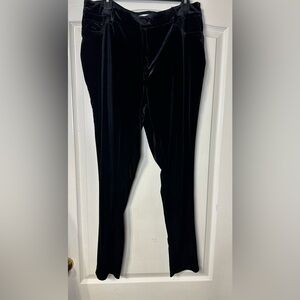 Cato Black Velvet Trousers